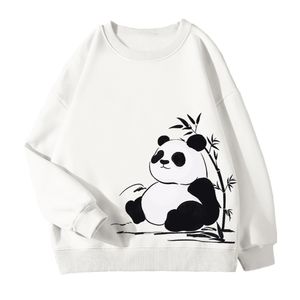 Herren Hoodies Sweatshirts 500G Baumwolle Hochqualität Frauen Männer Hoodies Pullover China süßer Panda Bär Lose Frühling Herbst Langarm Pullover Sweatshirt 230817