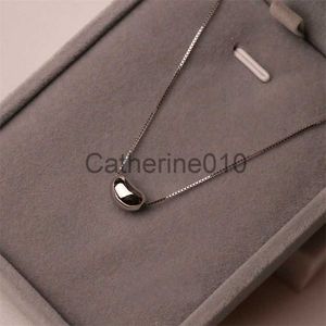 Pendant Necklaces High Quality 925 SterlSilver Acacia Bean Pea Pendant Necklace Ladies Goddess Gift Charm Fashion Jewelry J230817