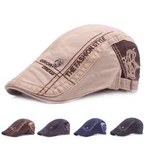 Berretti lettera di moda cappello da berretto da berretto da uomo cappello da sole golf guida cappello da tassista sboy ivy berretto estate picky blinder cast coff 230816