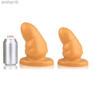 Brinquedos anal 6 tamanhos de silicone plugue enorme plug plug dilat anan Dildos anais dildos masturbador brinquedos sexuais adultos para homens homens casal massageador hkd230816