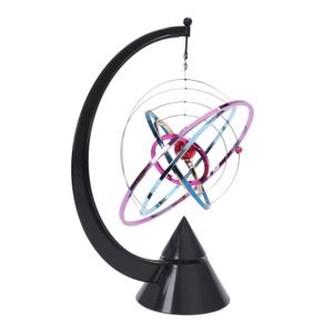 Decorative Objects Figurines Perpetual Kinetic Solar System Planet Mobile Desk Toy 230816