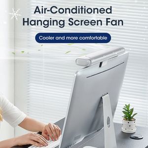 Outros home Garden Clip-on Office Computer Solping Screen Film Ajustável Computador Stand-Up Stand Fan Fan Mini Air Resfriamento Fan Fan USB 230817