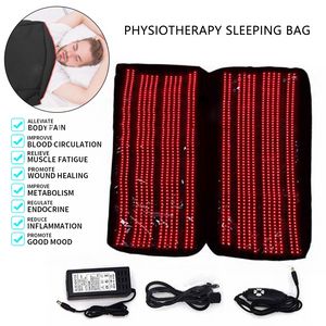 Beauty Items 660nm&880nm Infrared Red Light Sleeping Bag Full Body Physiotherapy Heating Pad