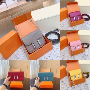 He-letter Designer Wallets Long Purse Women Chain Designer Bag Wallet Coin Card Card Card Card Card Card Womens Classic Claster Bags Fashion Solid Color Holders 230715