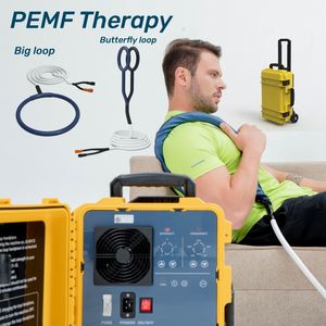 펄스 전자기장 PEMF 물리 치료 기계 PMST 루프 포함 나비 루프 6000gs