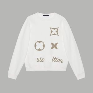 2023s Autumn e Winter Craft Jacquard Letter Logo Fashion Sleeve Sweater de manga longa unissex Student Casual Fleece Top Hoodie H10