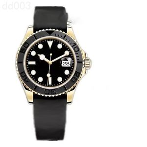 AAA tittar på högkvalitativ modedesigner Watch for Men Automatic 40mm Yachtmaster Rubber Strap Reloj Fashion Decoration Luxury Watch Women SB037 C23