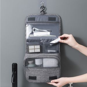 Storage Bags Hanging Travel Big Cosmetic Toiletry Bag Women Men Necessary Make Up DryWet Separation Organizer Accessory Wash Pouch 230817