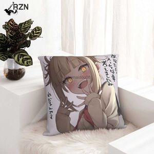 Yastık davası toga himiko kılıfım benim kahraman akademisi anime dakimakura yastıkları kapak kapak dekoru ev kanepe yatak yatak odası komik hkd230817