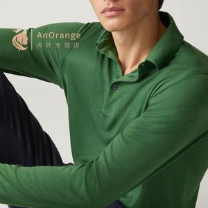 Masculino pós primavera e outono redondo pescoço slim rura casual camisa de lapela preto marrom verde branco