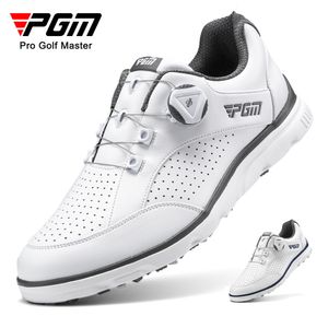 Other Golf Products PGM Men Golf Shoes Knob Shoelaces Anti-side Slip Waterproof Men's Sports Shoes Sneakers XZ245 230817