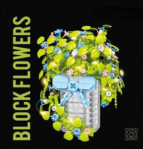 Blocks Hangable Flowers Plantas Artificiais Conjunto de artesanato manual Presente de novidade para amigos Decoração da sala 2023 Novo R230817