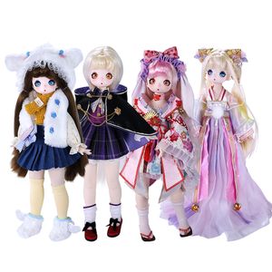 Lalki Dream Fairy 2. pokolenie 14 BJD Face Głowa 16 -calowa kulka z pełnym zestawem Styl MSD DIY Prezent dla dziewcząt 230816