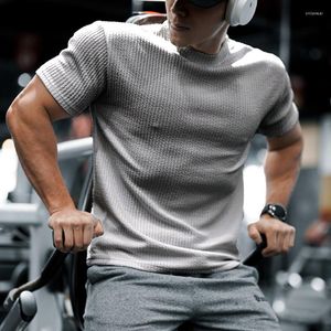 Camicie da uomo vellutoia uomini casual a costola solida manica corta o collo allungata maglietta sport sports estate t-shirt di base