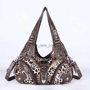 Borse da donna Hobo Angelkiss Borse leopardo borsetta in borse di moda gnocchia di gnocchia di gnocchia di gnocchi per spalla Borsa Hobos Hobos Grande borsa HKD230817