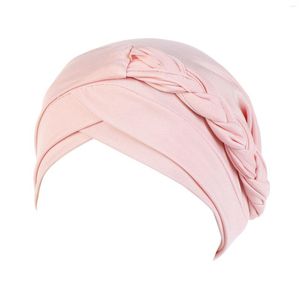 Boll Caps Hat Förbundet huvud Etnisk täckning Cancer Cap Wrap Headwear Hair Braid Baseball of 93891 Child Black