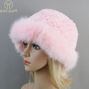 Beanieskull Caps Women Winter Hat Luxury Real Rex Rabbit Fur Bomber Hats Lady Winter winter unegine Fur Cap Beanies温かい柔らかいふわふわ自然毛皮帽子230816