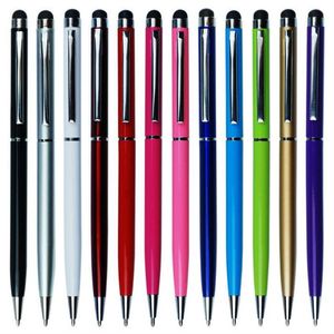 2 arada 1 evrensel kalem kalemi Çizim Tablet kapasitif ekran cep telefonu için kalem tükenmez kalem kalemleri