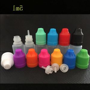 Bottiglie di contagocce eliquide 3 ml 5 ml 10 ml 15 ml 20ml 30 ml 50 ml 60ml 100ml 120 ml bottiglie di plastica con tappi per bambini e sigaretta bottiglia succo di succo cplvm