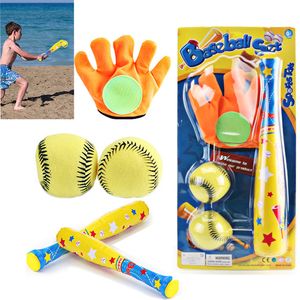 Sports Toys Çocuk Oyuncak Beyzbol Seti Ebeveyn ve Çocuk Oyunu Açık İç Mekan Softball Stick Fitness Top Yarasa Eldivenleri 230816