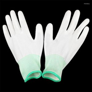 Disposable Gloves Pair Antistatic Anti Static ESD Electronic Working PU Coated Palm Finger Antiskid For Protection