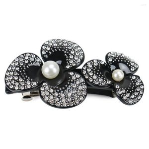Hair Clips Camellia Flower Clip Barrettes For Women Girls Fine Cellulose Acetate Accessory Ornament Jewelry Tiara Business