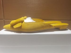 5A MB5728240 FLIPPERS MANLOBLANIK HANGISMU CETINA JEWELLE FUNHLE SLINGBACK SANINGBACK SANDALLES MULES DESCIGO DESINGER Shoes para mulheres Tamanho 34-41 Fendave