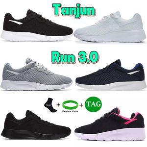Tanjun Running Shoes para homens mulheres moda Londres Run 3.0 tênis preto esportes brancos treino vermelho e treinar cross Designer