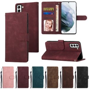 Retro Flip Leather Wallet Cases For Samsung S23 Ultra S23 Plus A14 5G Galaxy A54 5G Business Kickstand Credit ID Cards Magnetic Cover Book Holder Pouch Strap