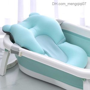 Badkarplatser Sittplatser Baby Shower Pad Portable Newborn Anti-Skid Flytande säte Baby Floating Bathtub Dusch Pad Dowch Pad Support Pad Safety Ryggstöd Z230817