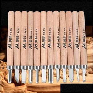 Set di utensili per la mano professionale intaglio intagliato cimelio di carpenter hobby arti artigianato sk2 in acciaio taglierine griglie più grave con dhelq