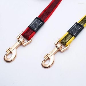 Dog Collars Non-Slip Rubber Nylon Training Walking Rope Work Leashes 2m 3m 5m Long Leash Pet Lead