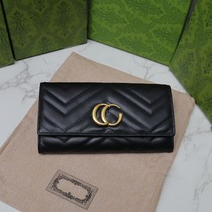 Designer Wallet clutch lady long wallet designer purse zipper wallets card holder coin purses cardholder