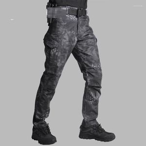 Pantaloni da uomo uomini combattere l'esercito militare tattico cargo sport pantaloni mimeti