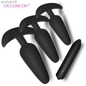 Anal Toys Soft Silicone Anal Plug avtagbar rumpa Plug -stimulator Anal Sex Toys Prostate Massager Dildo Sex Toys Dults Anal för par HKD230816