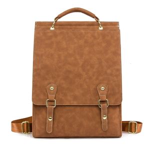 Borse da scuola Zaino da donna Borsa a tracolla a tracolla Borsa in pelle di qualità Ragazze Donna Pelle naturale Libro Zaino per laptop Messenger 230829