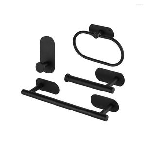 Bath Accessory Set Wall Mounted Bathroom Towel Bar Rail Holder Hanging Hanger El Rack