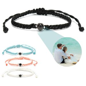 Braccialetti personalizzati con immagine all'interno di braccialetti di proiezione personalizzati con foto Bracciale personalizzato Photo Memorial Gifts Dropshipping all'ingrosso