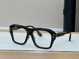 Novo design de moda masculino óculos ópticos Grand-Apx Acetato de grande tamanho Frame vintage estilo simples estilo transparente oleosos de alta qualidade lente transparente e óculos retro