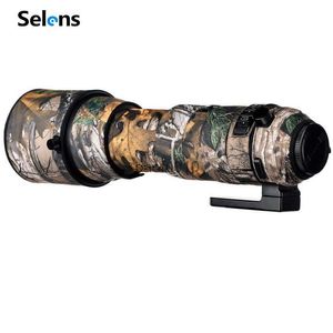 Camera bag accessories Selens Sports Lens Coat Protective Cover Case Fit For Sigma 150-600S Camera Lens Waterproof Rubber Cover Camouflage Coat HKD230817