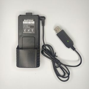 Walkie Talkie Baofeng UV 5R Battery Compactible Long USB UV5RA UV5RE F8HP Optional Charger Two Way Radio Parts 230816