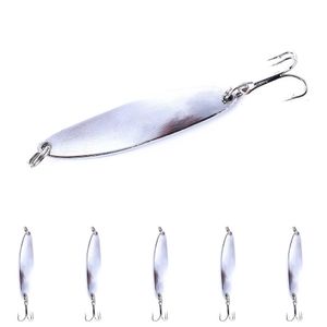 Esche esca 100pcs 5 cm 7,1 g di fili di traina di metallo duro Wobbler Sequns Pike Carpa Trout pesce gatto pesca esche da pesca pesca 230816