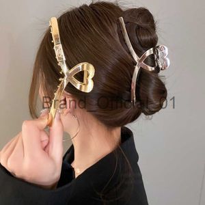 13 cm Donna extra grande sorriso Heart ganger Design Atmosfere Fashion Washing Face Hair Clips Hairpins Girl Metal Hair Accessori x0817