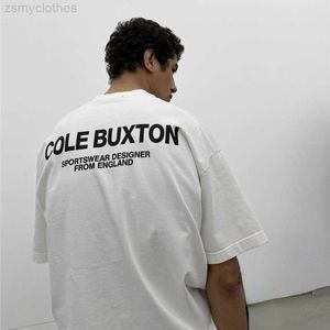 Men's T-Shirts Good Quality 2022ss Cole Buxton Fashion T Shirt Men 1 1 Cole Buxton Women Shirt Slogan Oversized Cotton T Shirts Men Clothing