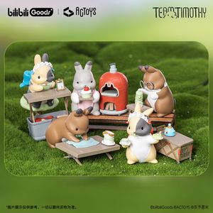 Box blind Timothy Squad Coffee Series Box Toy Caja Ciega Cute Kawaii Action Figure Gift Kid Model Mystery 230816