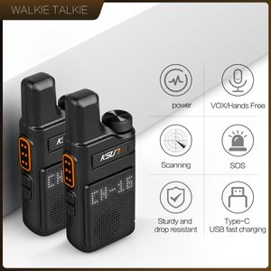 Walkie Talkie Portable Mini Communication Radio Profesional PMR 4 Walkies Two Way Transceiver Ksun M6 Quality 230816