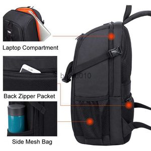 Camera bag accessories Big Capacity Photography Waterproof Shoulders Backpack Video Tripod DSLR Bag W  Rain Cover for Canon Nikon Pentax HKD230818