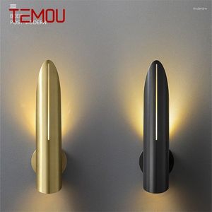 Lampada a muro TEMOU NORDIC Creative Light Sconces Fidefuri a LED decorativi per il soggiorno domestico