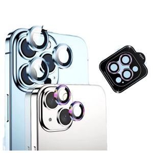 Kartal göz cep telefonu kamera lens koruyucusu iPhone 15 11 12 13 artı 14 Pro Max Metal Çerçevesi ve Cam Film