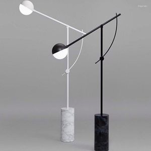 Lampy podłogowe stalowe projekty lampy pied de lampe kandelabra nowoczesna łuk szklana kulka